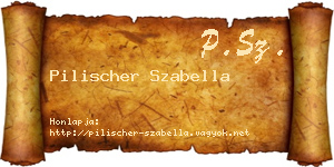 Pilischer Szabella névjegykártya